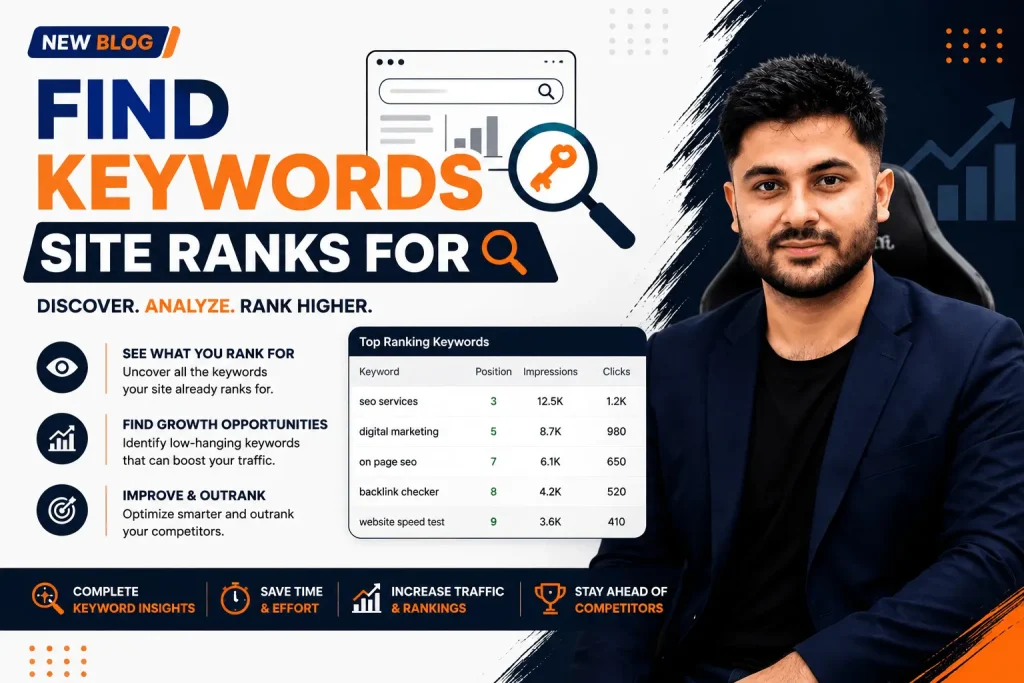 Find keywords site ranks for